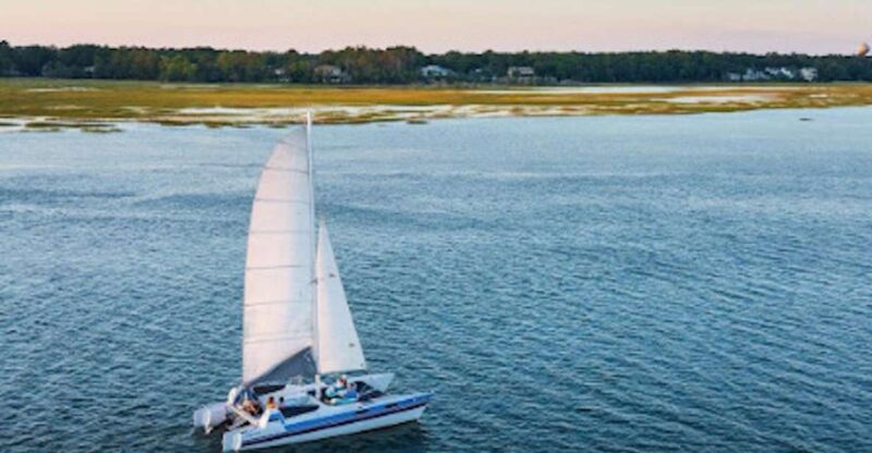 Hilton Head: Private Dolphin Day or Sunset Catamaran Sail - Detailed Tour Description