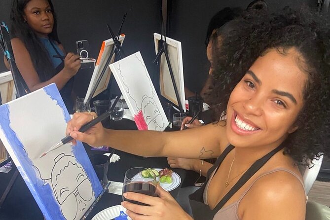 Hip Hop, R&B Paint and Sip Party Experience - Key Points