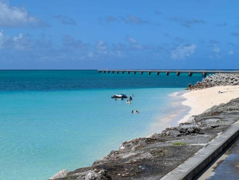Hiphop Island in Miyakojima -Half Day Course- - Miyakojima Airport and Irabu Ohashi Bridge