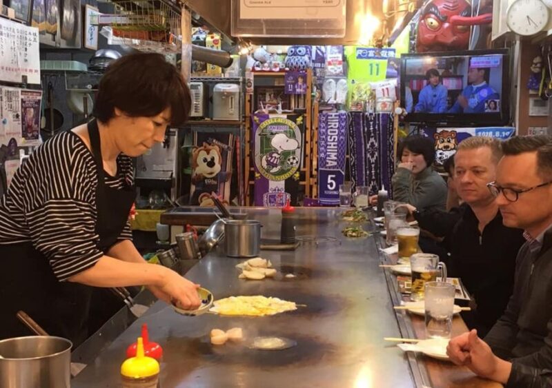 Hiroshima: Best of Hiroshima Food Tour - Visiting a Teppanyaki Village