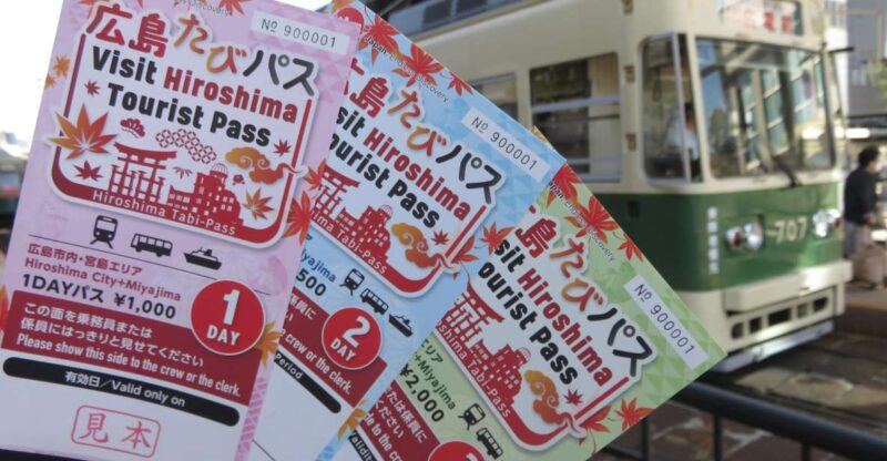 Hiroshima: Visit Tourist Pass (1, 2, 3 Day and 3 Day Middle Area) - Discount Coupons Included