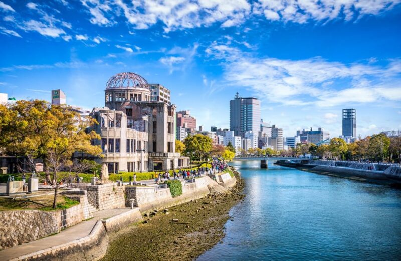 Hiroshima's Historic Walk: Castle, Dome & Peace Park - Atomic Bomb Dome Reflection
