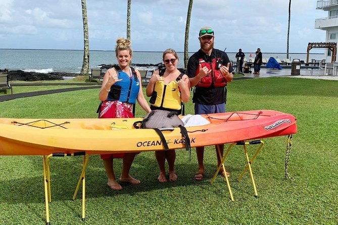 Historic Hilo Bay Waterfalls by Kayak - Resting and Swimming