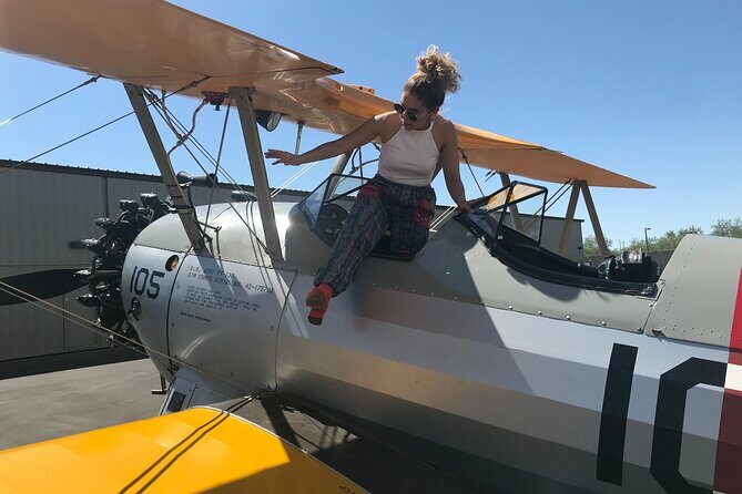 Historical Flight in an Open Cockpit Biplane from WWII - Who Will Love This Experience?