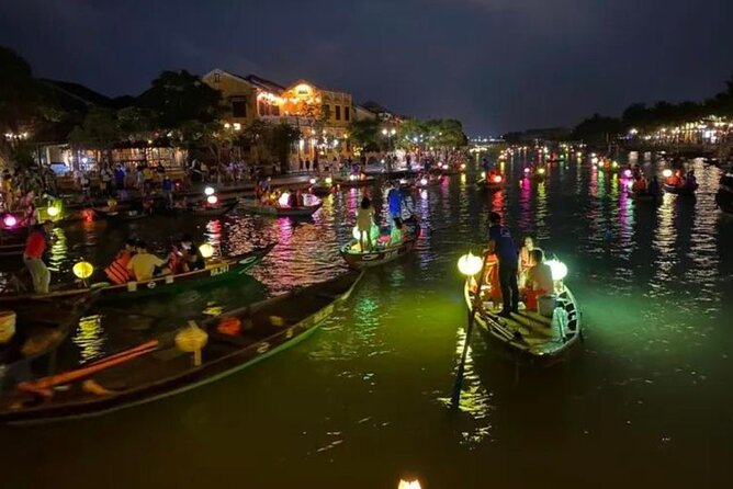Hoai River Boat Trip by Night With Release Lantern - Key Points