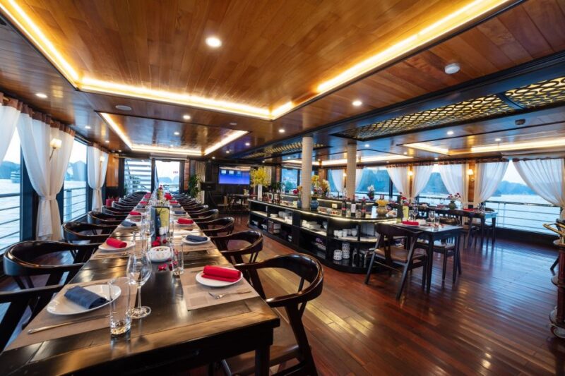 Hoan Kiem: 3-Day Lan Ha Bay Cruise With Private Balcony Room - Dining and Onboard Activities