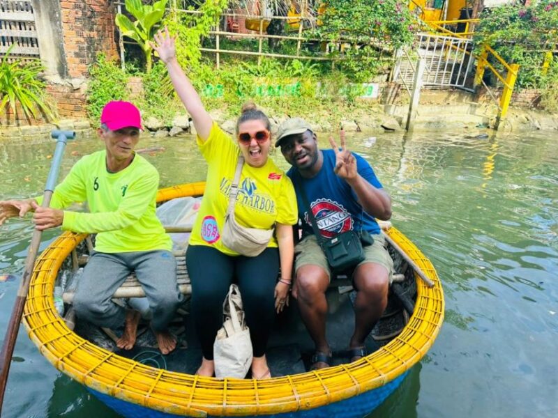 Hoi An: Bamboo Basket Boat Riding in Bay Mau Coconut Forest - Traditional Fishing Net Throwing