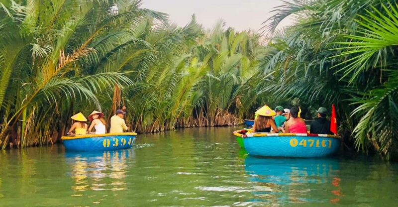 Hoi An Basket Boat in Water Coconut Forest W Transportation - Pickup and Transportation