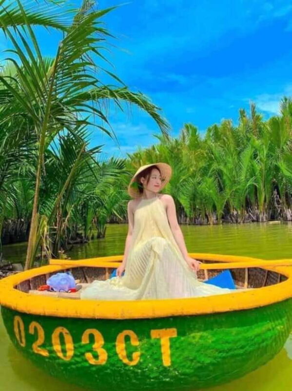 Hoi An: Basket Boat Ticket &Transfer 2Ways Cam Thanh Village - Discover the Coconut Waterways