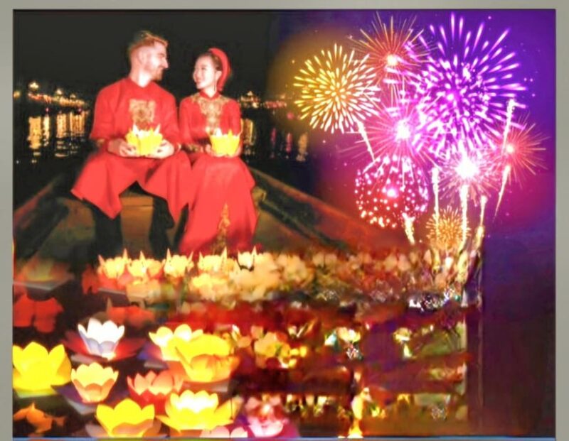 Hoi An Boat Lantern With Release Flower Hoai River At Night - Key Points