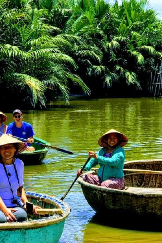 Hoi An : Cam Thanh Basket Boat Riding W Two-way Transfers - Key Points