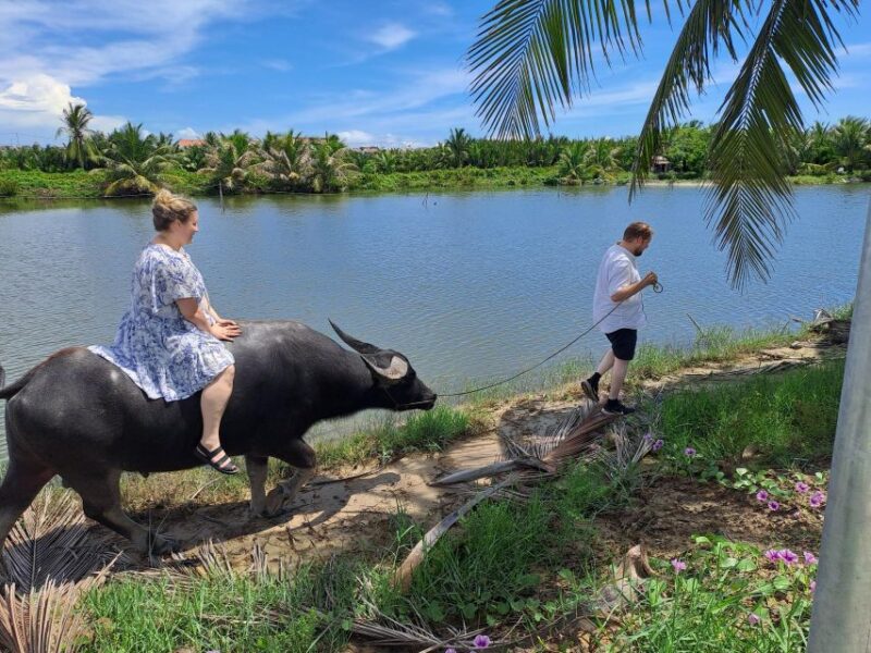 Hoi an Countryside: Biking, Basket Boat, Herb Gardens, Rice - Crab Catching and Fishing Net Casting With Local Fishermen