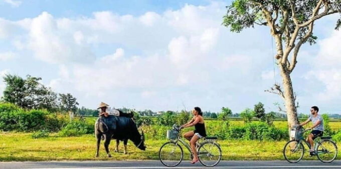 Hoi An: Countryside by Cycling & Basket Boat Experience - Traditional Farming Uniform and Organic Garden