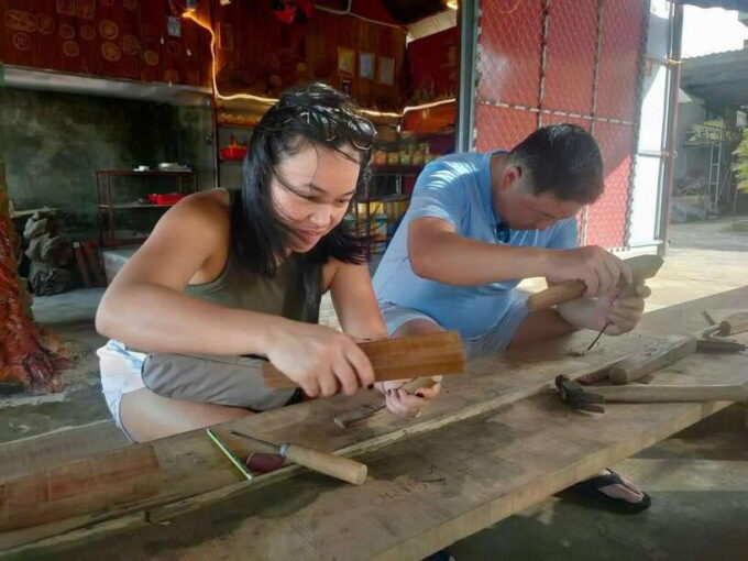 Hoi an Countryside Discovery by Motorbike Tour - Tra Que Organic Vegetable Village