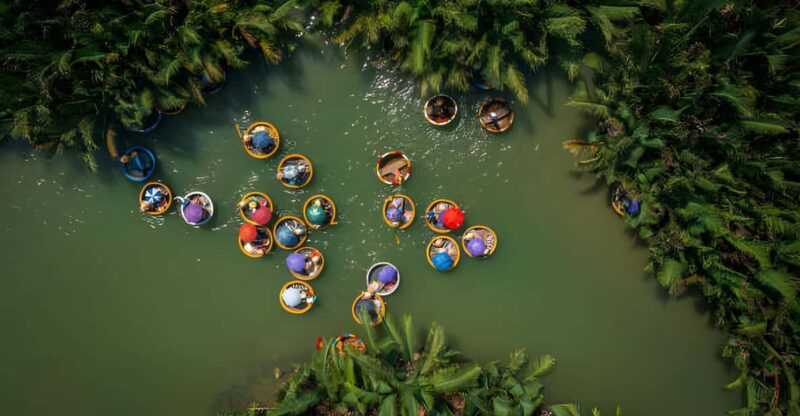 Hoi An: Cua Dai Fishing Village, Coconut Forest Basket Boat. - Key Points