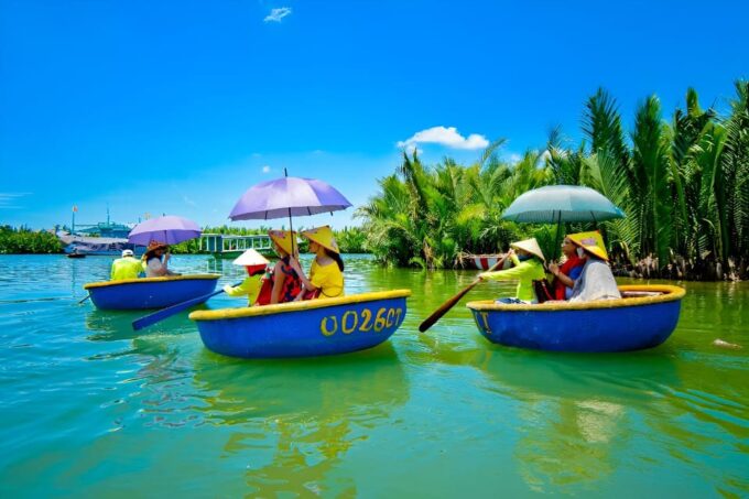Hoi An: Cua Dai Fishing Village, Coconut Forest Basket Boat. - Lunch in Coconut Forest