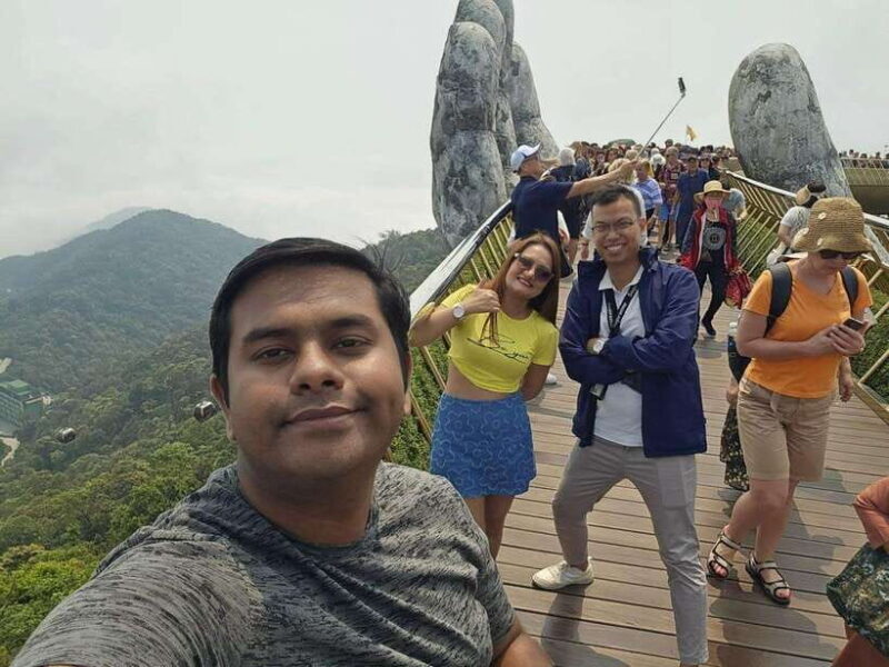Hoi An/Da Nang: Ba Na Hills and Golden Bridge Full-Day Tour - Majestic Views at Golden Bridge
