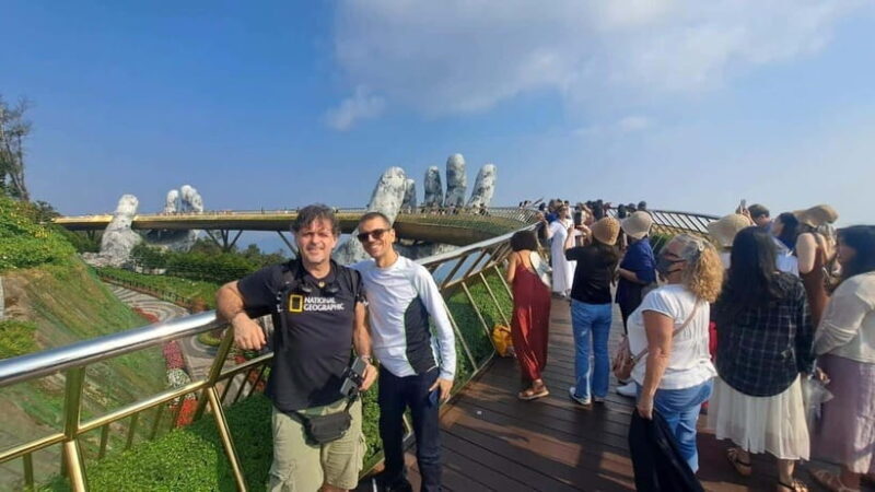 Hoi An/Danang : Marble Mountains - Golden Bridge Bana Hills - Fantasy Park