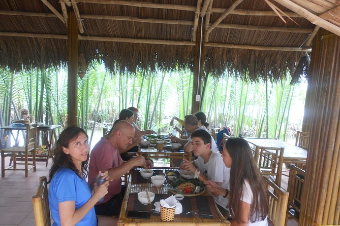Hoi an Eco Cooking Class(Local Market, Basket Boat, Crab Fishing& Cooking Class) - Bamboo Basket Boat Sailing