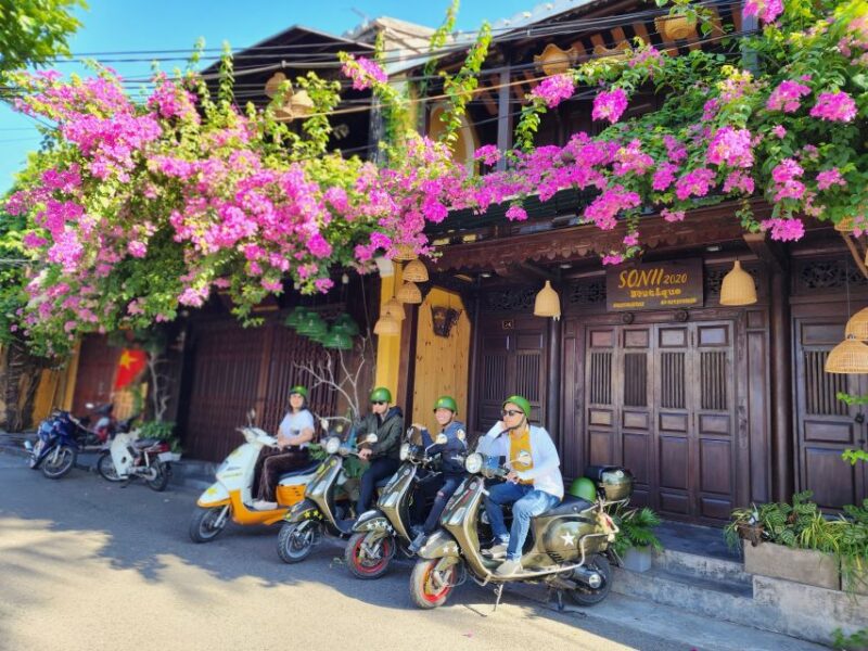 Hoi An Highlights and Hidden Gems Tour by Vespa - Bamboo Basket Boat Experience
