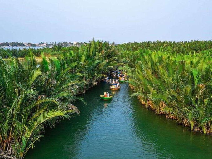 Hoi An: Making Lantern &Cooking Class With Basket Boat Ride - Visiting Cam Thanh Coconut Palm Village