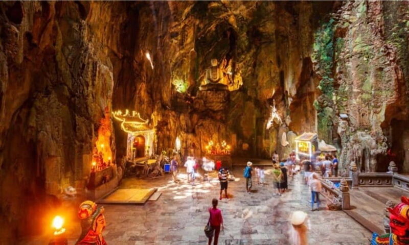 Hoi An: Marble Mountains & Monkey Mountains by Private Car - Linh Ung Pagoda