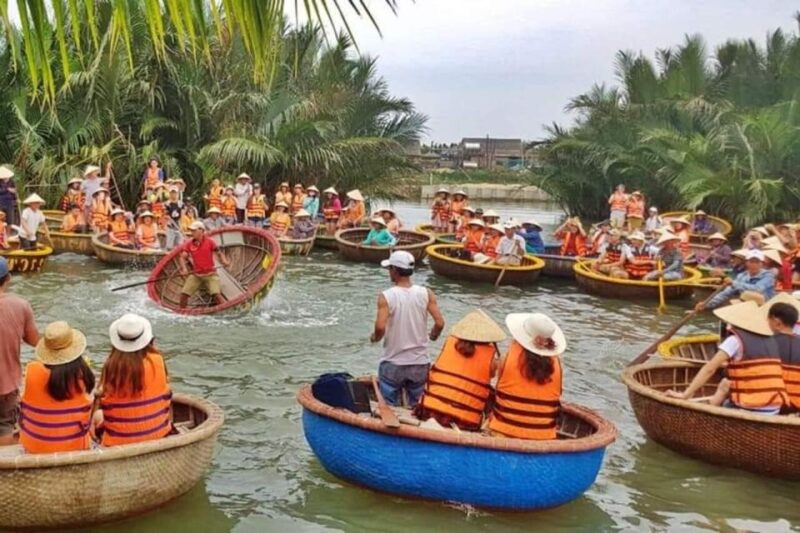 Hoi An: Market Tour - Bay Mau Cooking Class - Basket Boat - Preparing Traditional Dishes