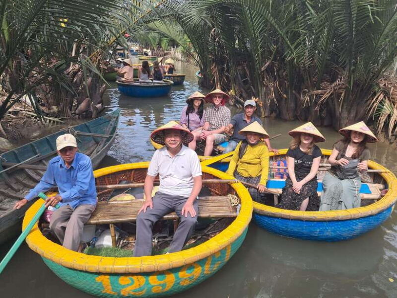 Hoi An: My Son Sanctuary With Basket Boat and Lunch Options - Scenic Boat Trip on Thu Bon River