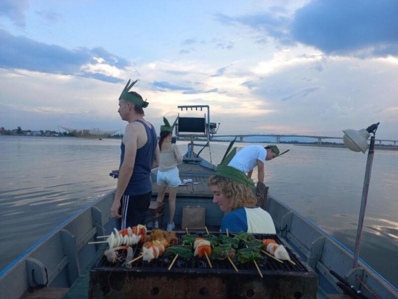 HoiAn Fishing BBQ Sunset Boat & Bamboo Basket Boat Adventure - Bamboo Basket Boat Ride