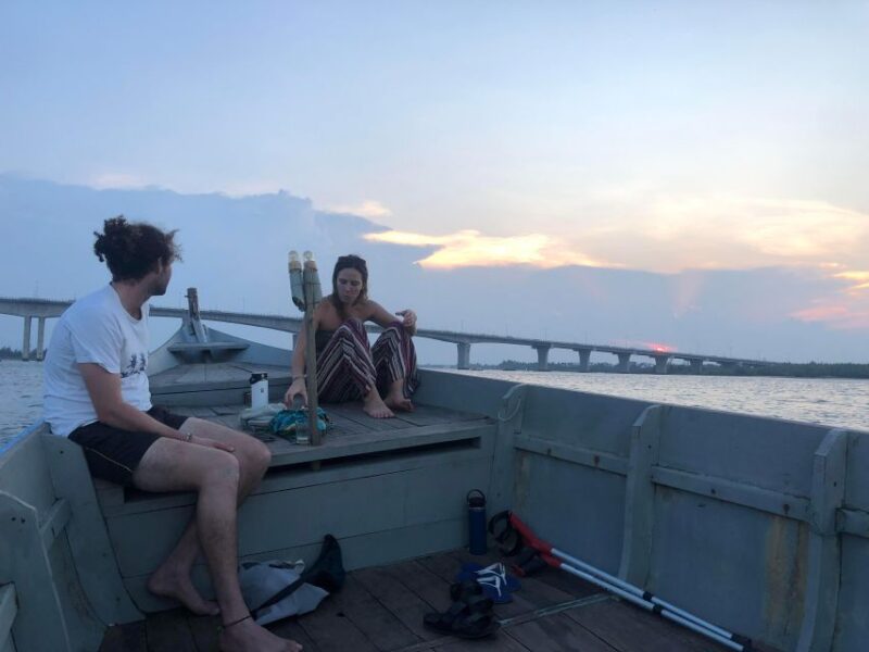 HoiAn Fishing BBQ Sunset Boat & Bamboo Basket Boat Adventure - Crab Fishing With Locals