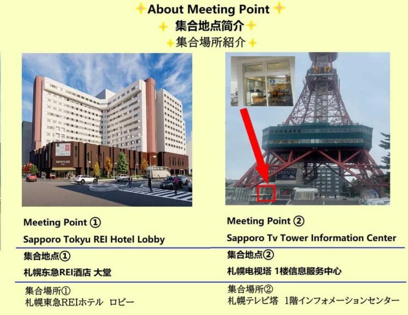 Hokkaido Asahiyama Zoo+Ningle Terrace+Biei Farm Snow Play - A Closer Look at the Itinerary