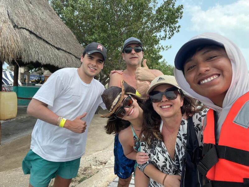 Holbox: Punta Mosquitos, Yalahau, and Passion Island Boat Tour - Pickup and Activities