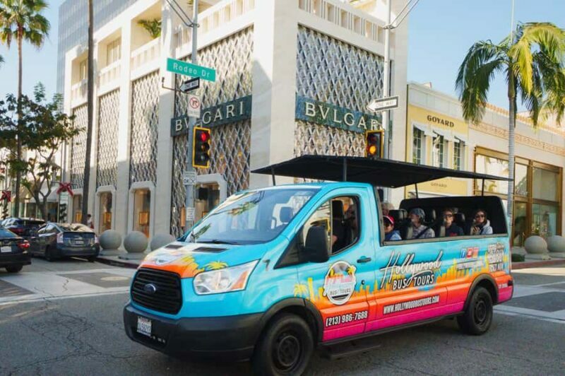 Hollywood, Beverly Hills & Celebrity Homes Open-Air Bus Tour - Key Points
