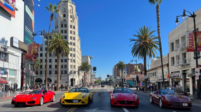 Hollywood: Hollywood Sign Ferrari Tour With Option to Drive - Languages Offered