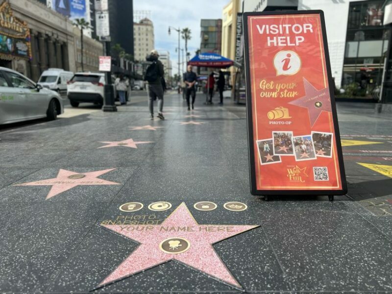 Hollywood: Make Your Own Star Walk of Fame Photo Experience - Exploring the Experience in Detail
