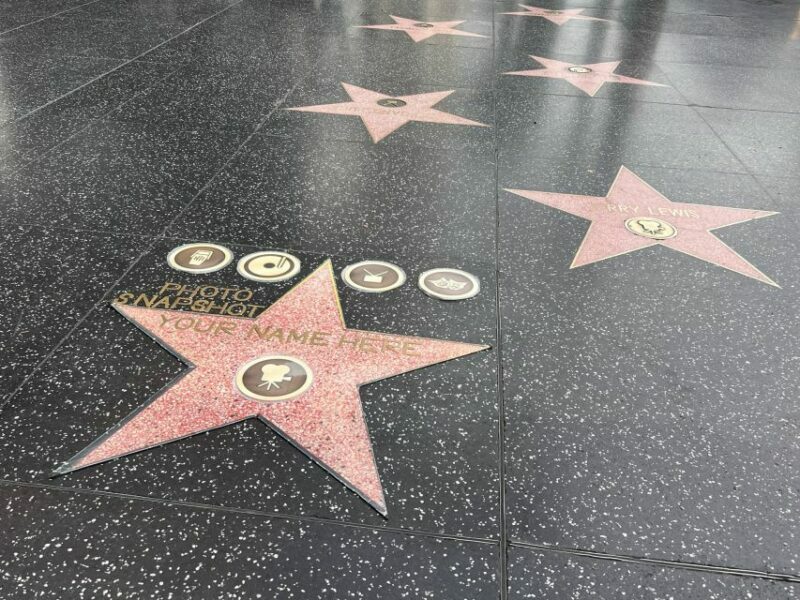 Hollywood: Make Your Own Star Walk of Fame Photo Experience - Why This Experience Offers Good Value