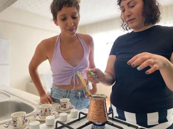 Home Style Turkish Coffee Making and Fortune Telling - Immersive Turkish Coffee Making