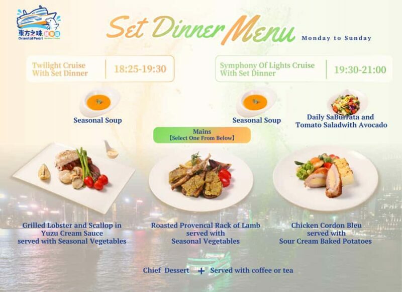 Hong Kong: Twilight or Symphony of Lights Cruise with Dinner - The Sum Up