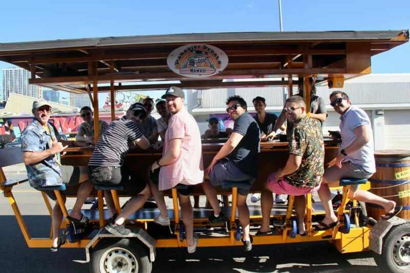 Honolulu: Kaka'ako Brewery Tour by 15-Passenger Bike - Authentic Insights from Participants