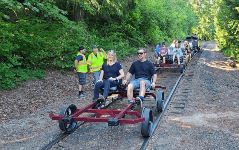 Hood River: Railbikes Experience - Visit to The Fruit Company