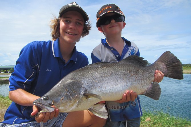 Hook A Barra Fishing Experience - Viewing Barramundi Tanks