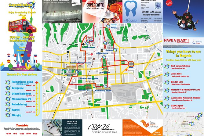 Hop on Hop off Panoramic Bus - Zagreb City Tour - Booking Information