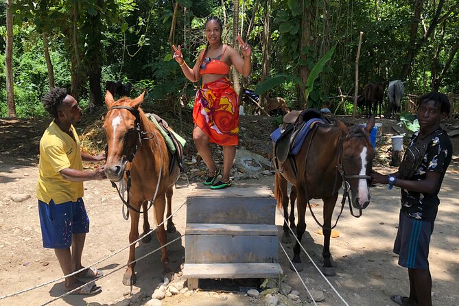 Horse Back Riding, Blue Hole & Souvenir Shopping Package Deal - Explore Horse Back Riding