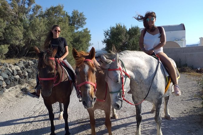 Horse Riding--Explore Secret Thera - Guided Tour Experience