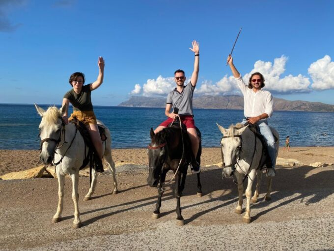 Horse Riding,Falasarna Sunset,Dinner in a Tavern,Drone Video - Hotel Pickup and Drop-off
