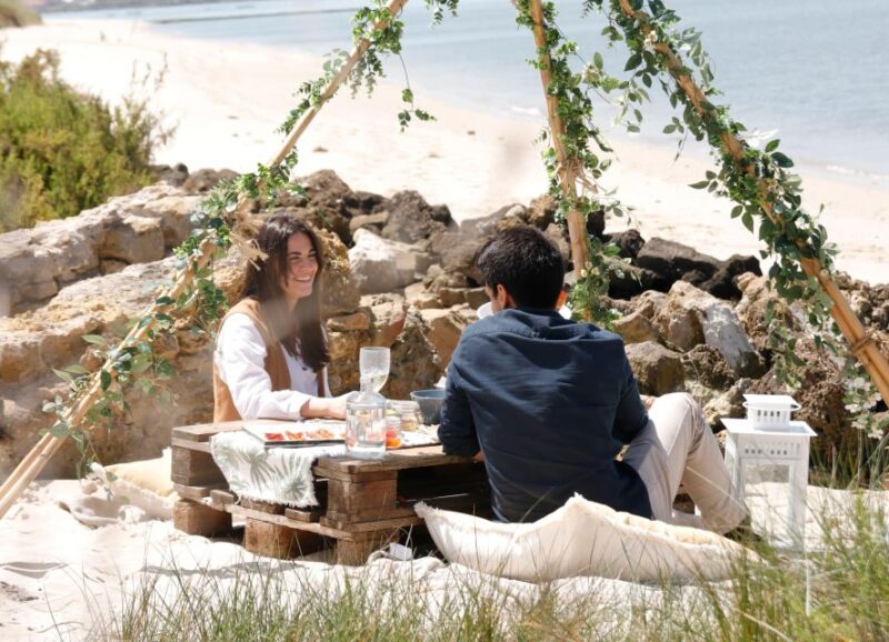 Horseback Marriage Proposal on the Beach - Proposal Setting