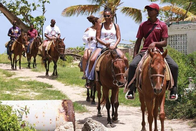 Horseback Riding at Hawksbill Beach in Five islands Antigua - The Sum Up