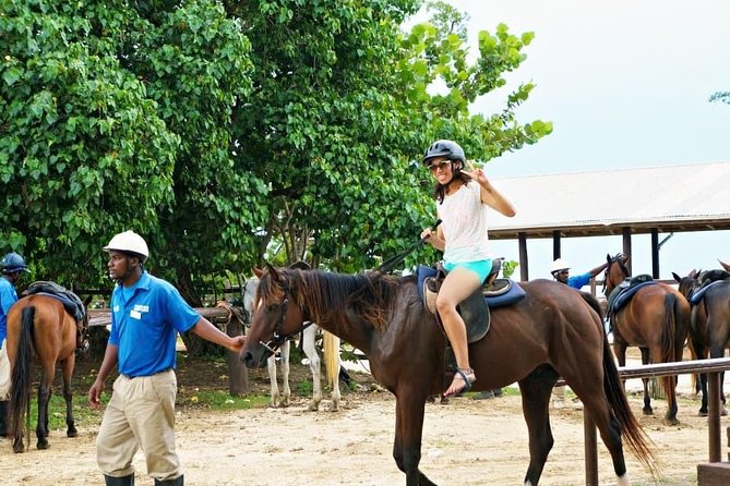 Horseback Riding & Swim, Blue Hole, Secret Falls and River Tubing - Transportation and Pickup