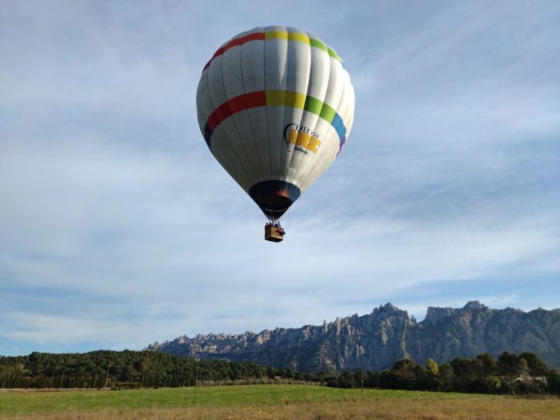 Hot Air Balloon Flight in Barcelona Montserrat - Aerial Sightseeing and Landscape Observation