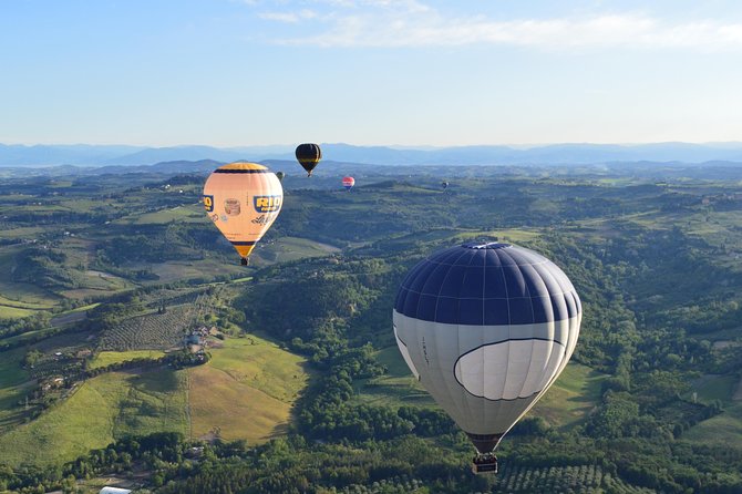 Hot Air Balloon Flight Over Tuscany From Siena - Balloon Inflation Process